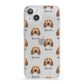 Italian Spinone Icon with Name iPhone 13 Clear Bumper Case