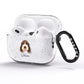 Italian Spinone Personalised AirPods Pro Glitter Case Side Image