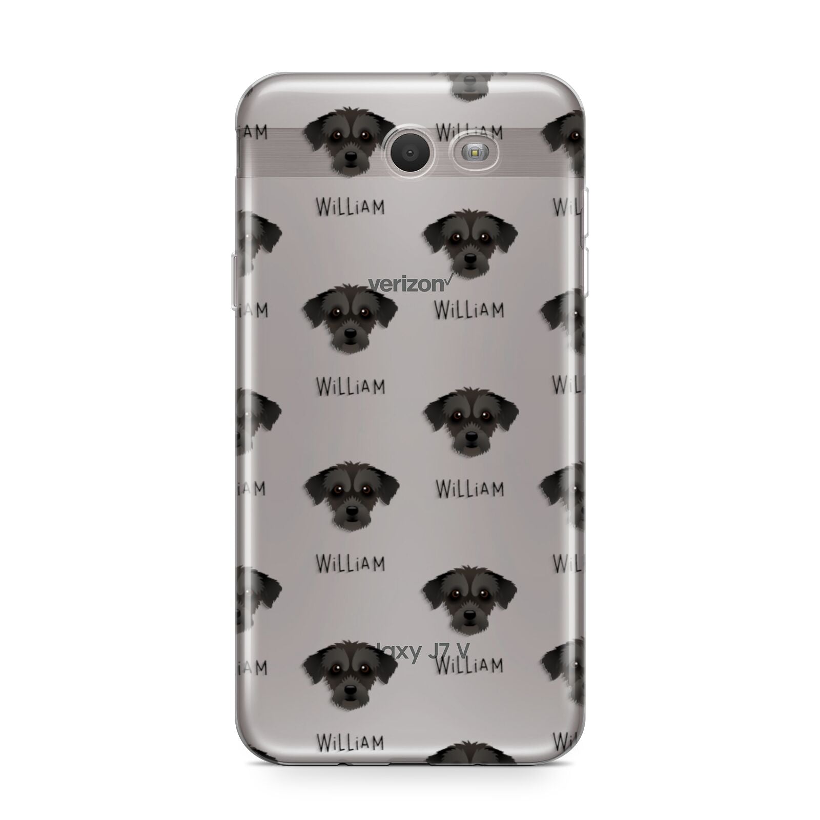 Jack A Poo Icon with Name Samsung Galaxy J7 2017 Case