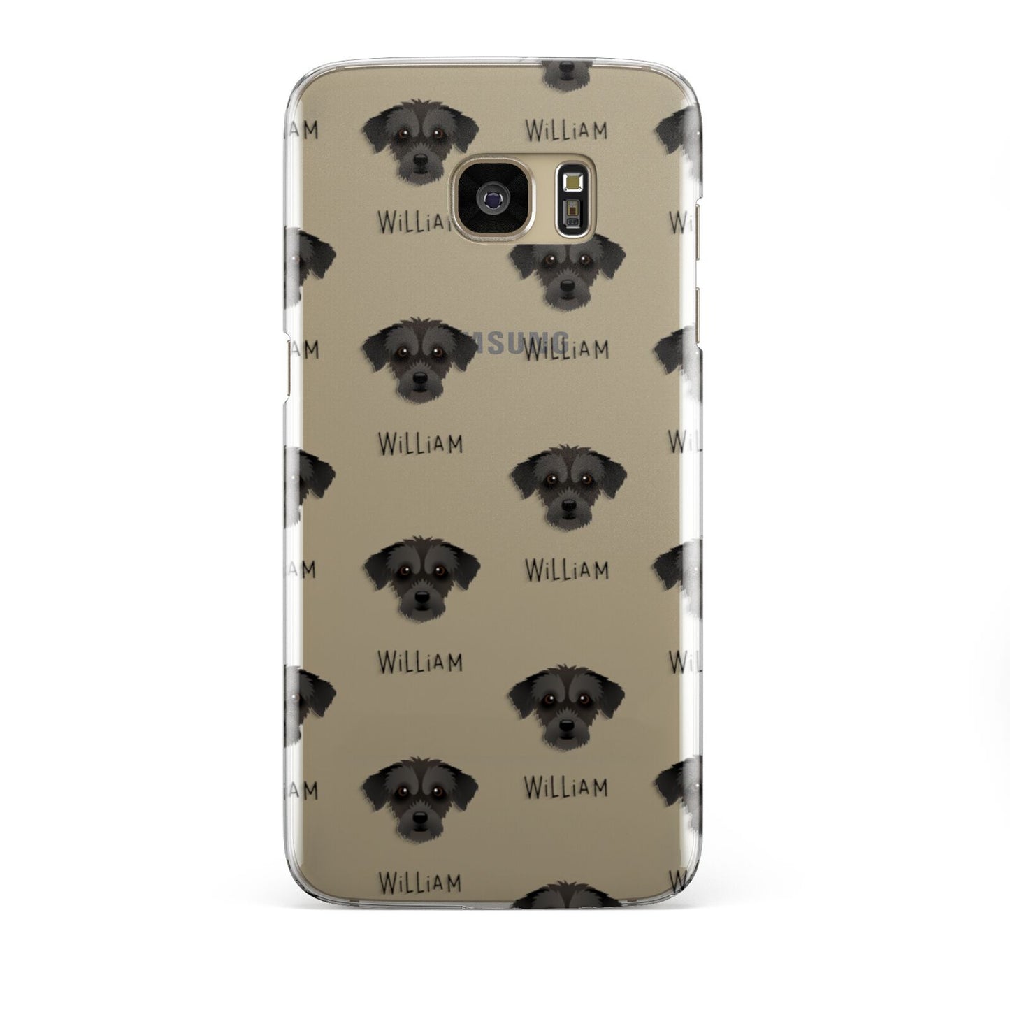 Jack A Poo Icon with Name Samsung Galaxy S7 Edge Case