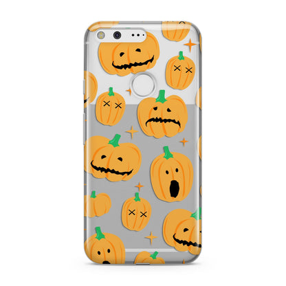 Jack O Lanterns with Transparent Background Google Pixel Case