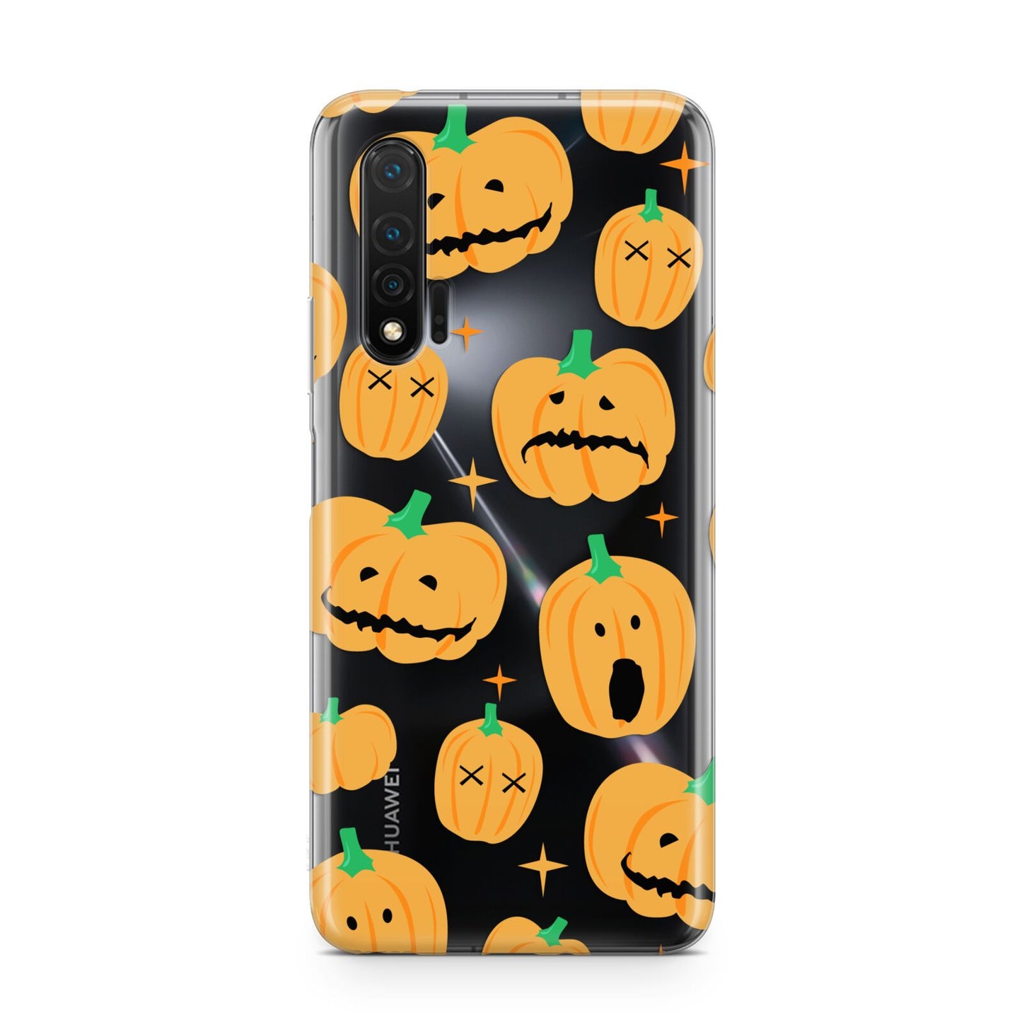 Jack O Lanterns with Transparent Background Huawei Nova 6 Phone Case