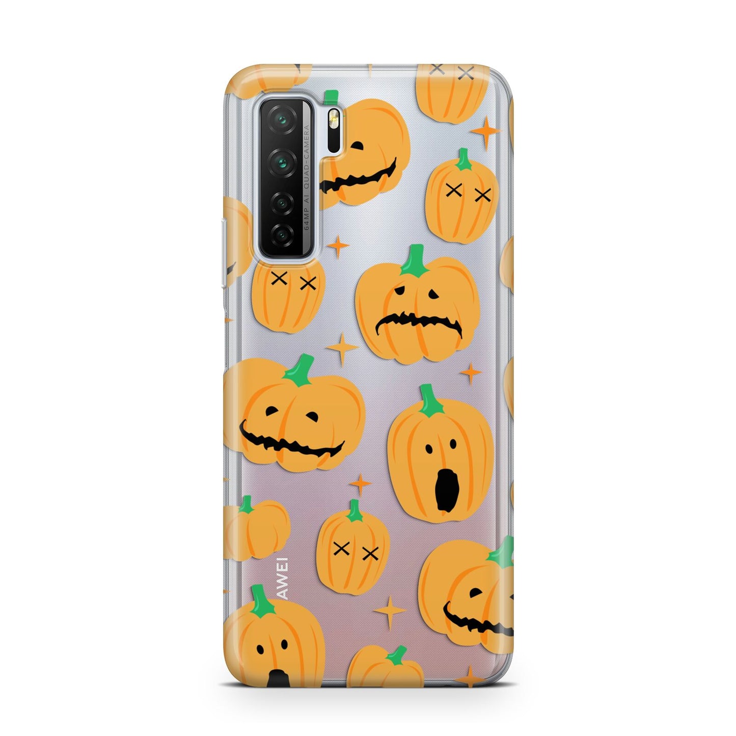 Jack O Lanterns with Transparent Background Huawei P40 Lite 5G Phone Case