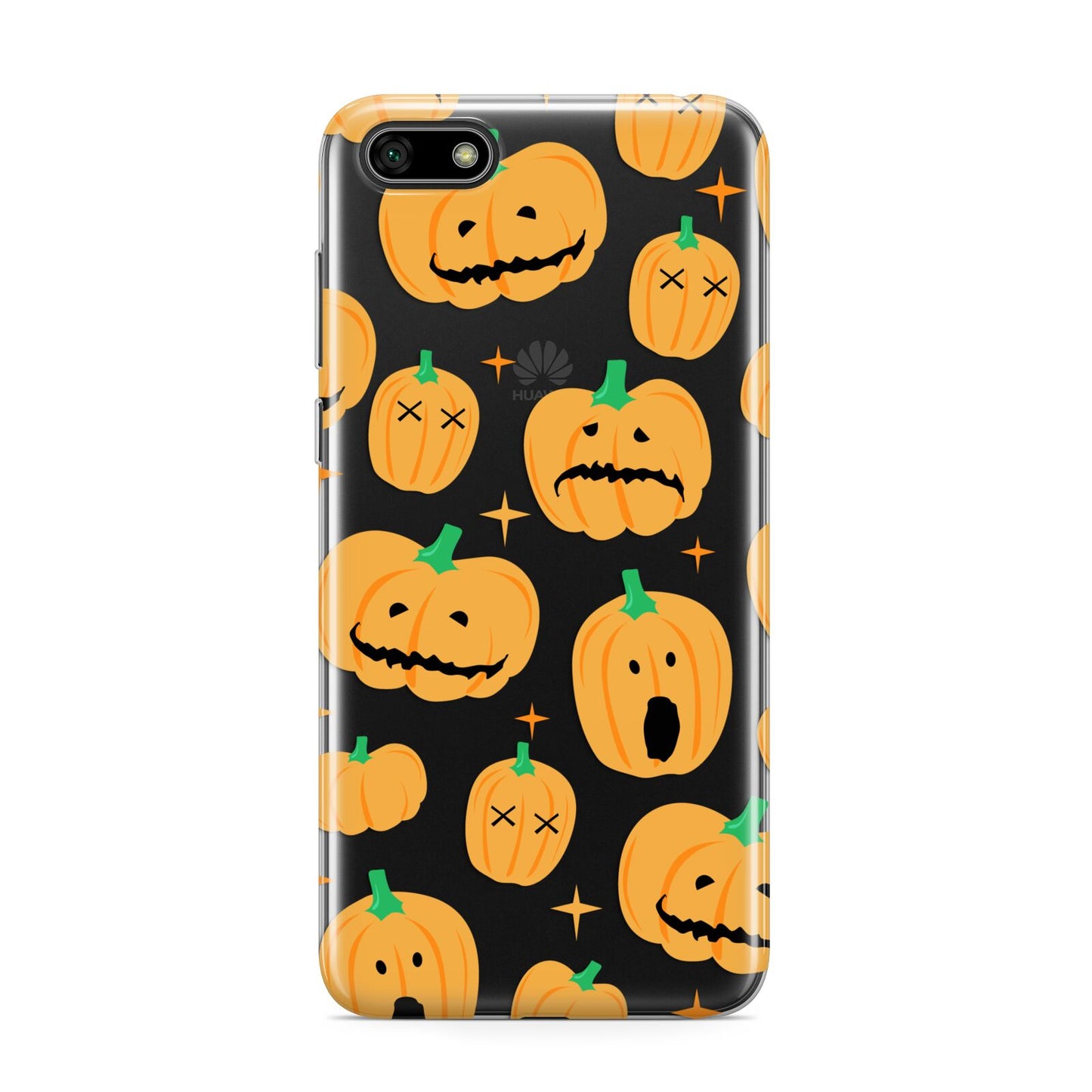 Jack O Lanterns with Transparent Background Huawei Y5 Prime 2018 Phone Case