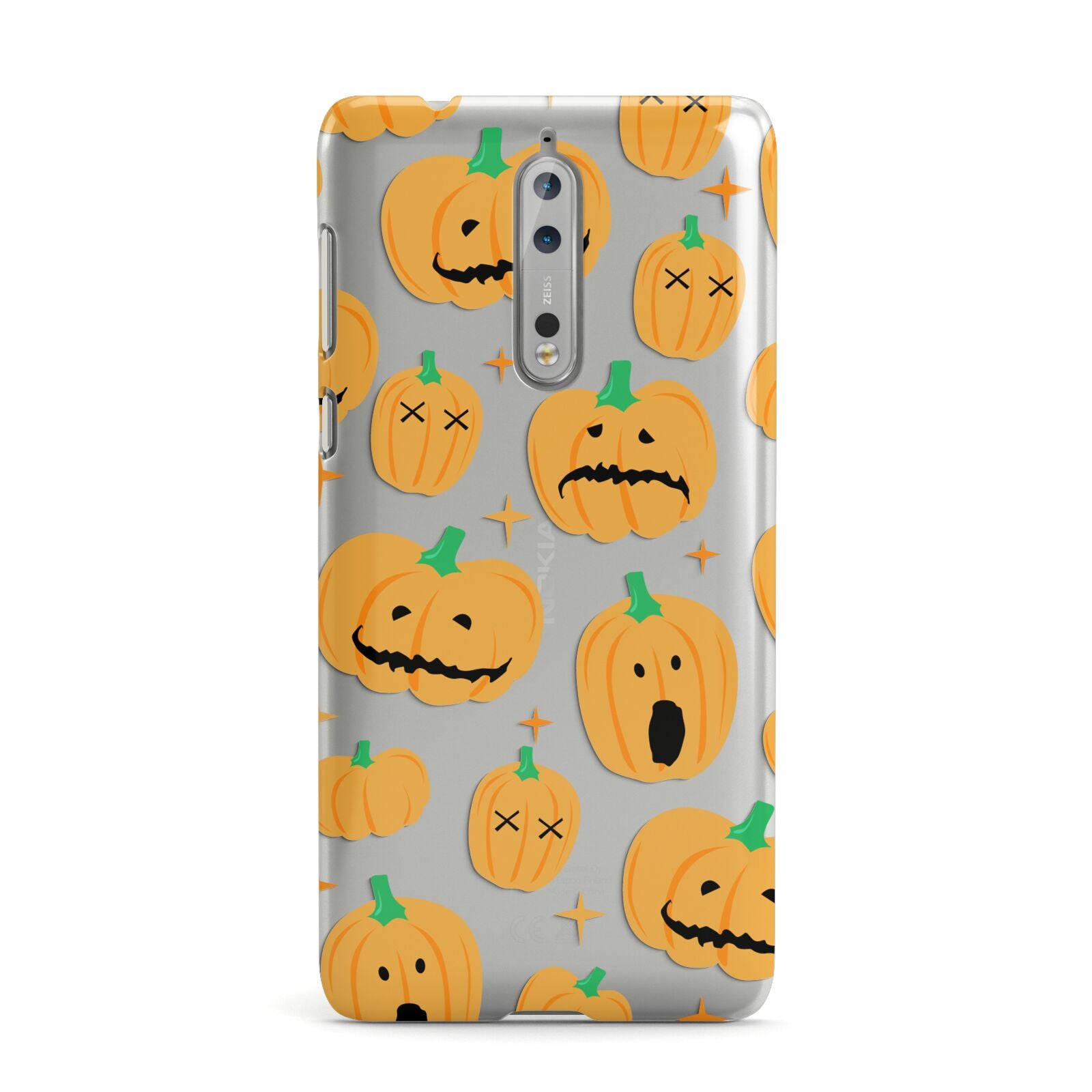 Jack O Lanterns with Transparent Background Nokia Case