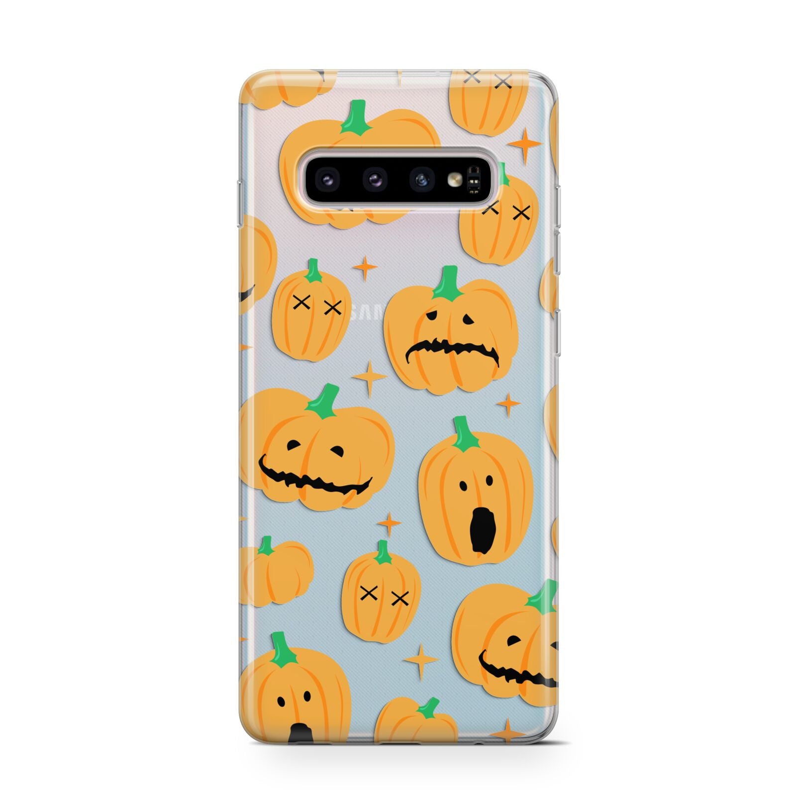 Jack O Lanterns with Transparent Background Protective Samsung Galaxy Case