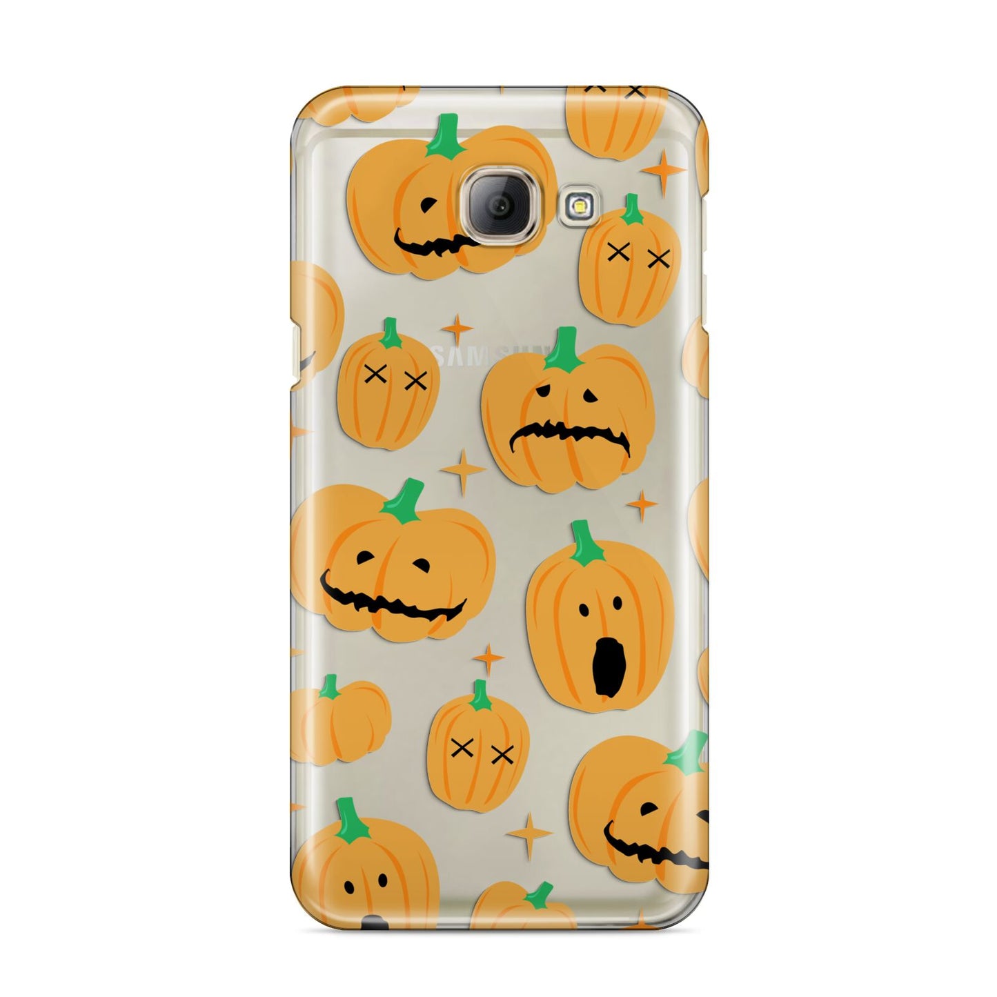 Jack O Lanterns with Transparent Background Samsung Galaxy A8 2016 Case