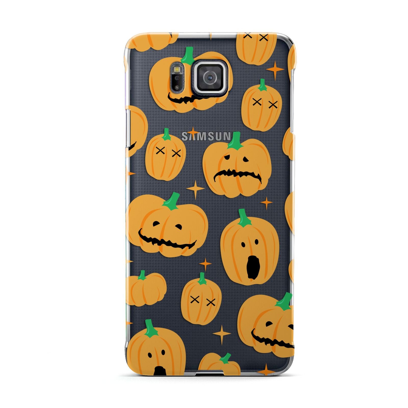 Jack O Lanterns with Transparent Background Samsung Galaxy Alpha Case