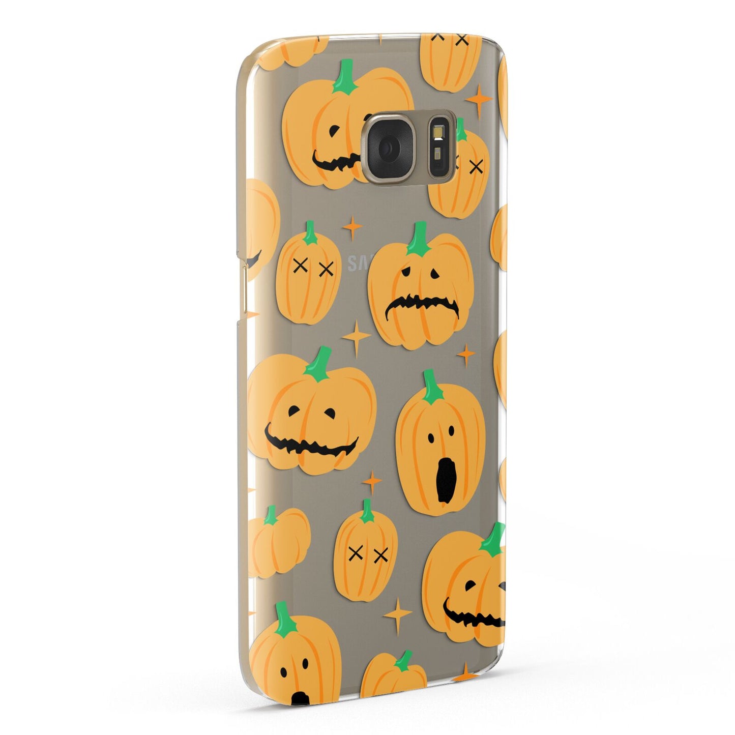 Jack O Lanterns with Transparent Background Samsung Galaxy Case Fourty Five Degrees