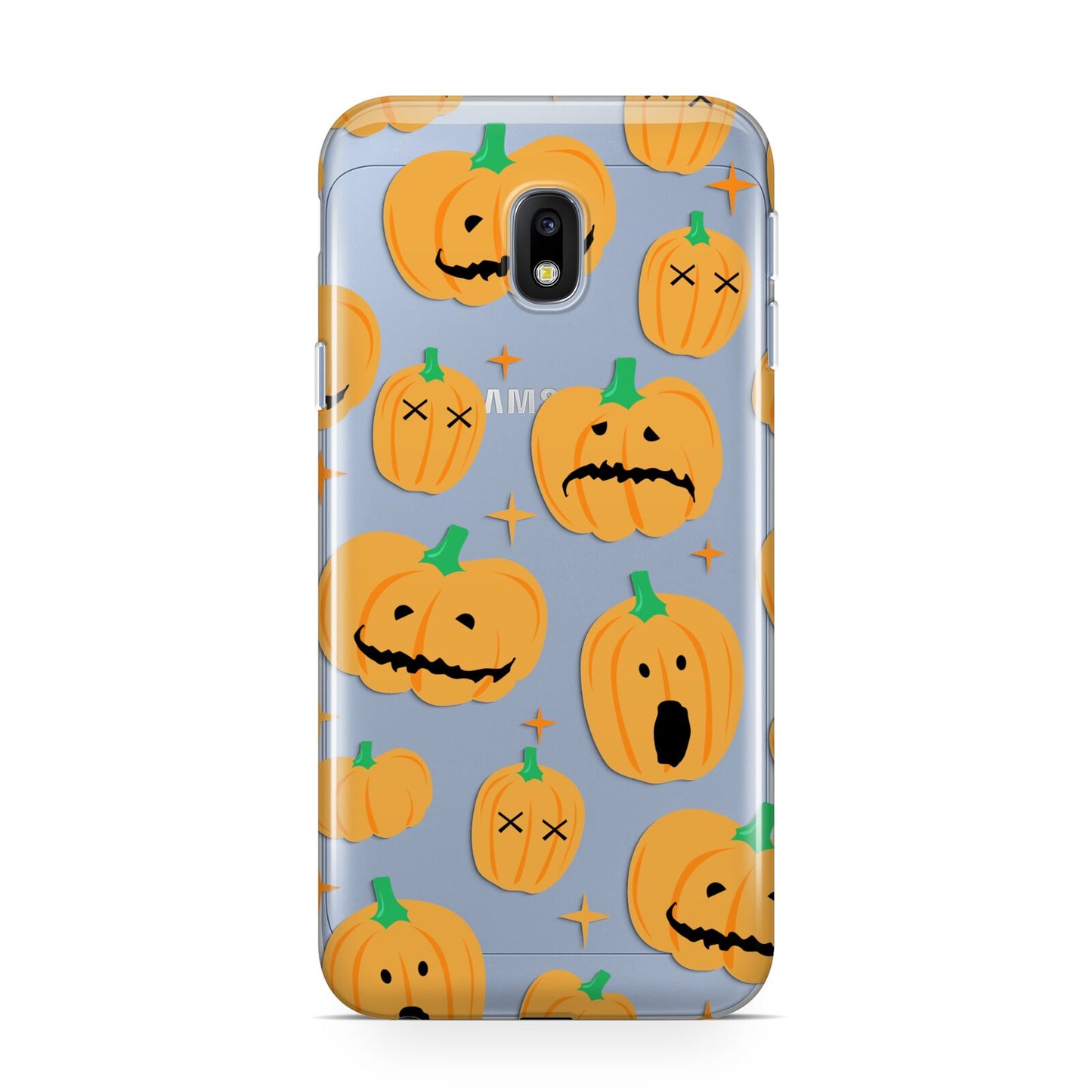 Jack O Lanterns with Transparent Background Samsung Galaxy J3 2017 Case