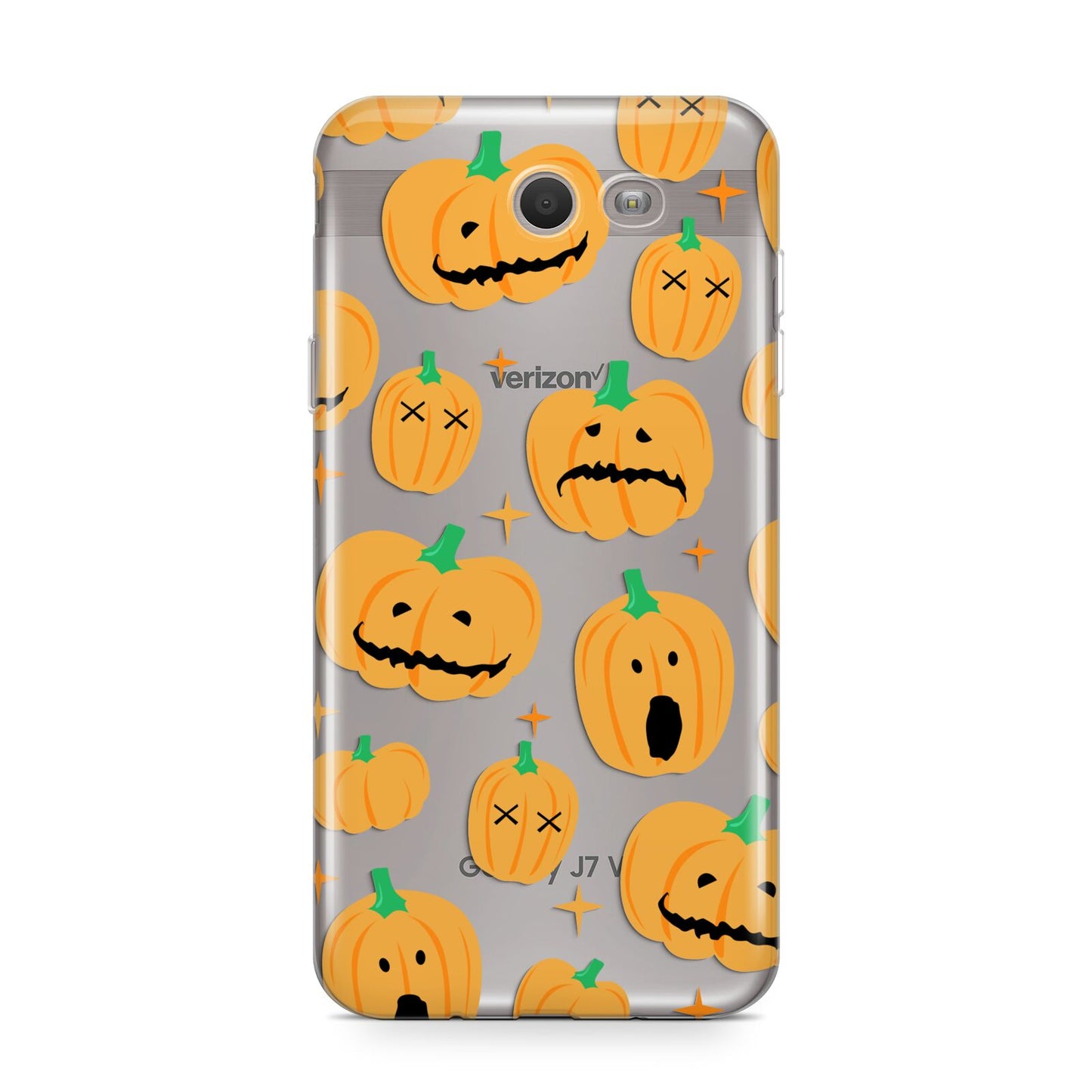 Jack O Lanterns with Transparent Background Samsung Galaxy J7 2017 Case