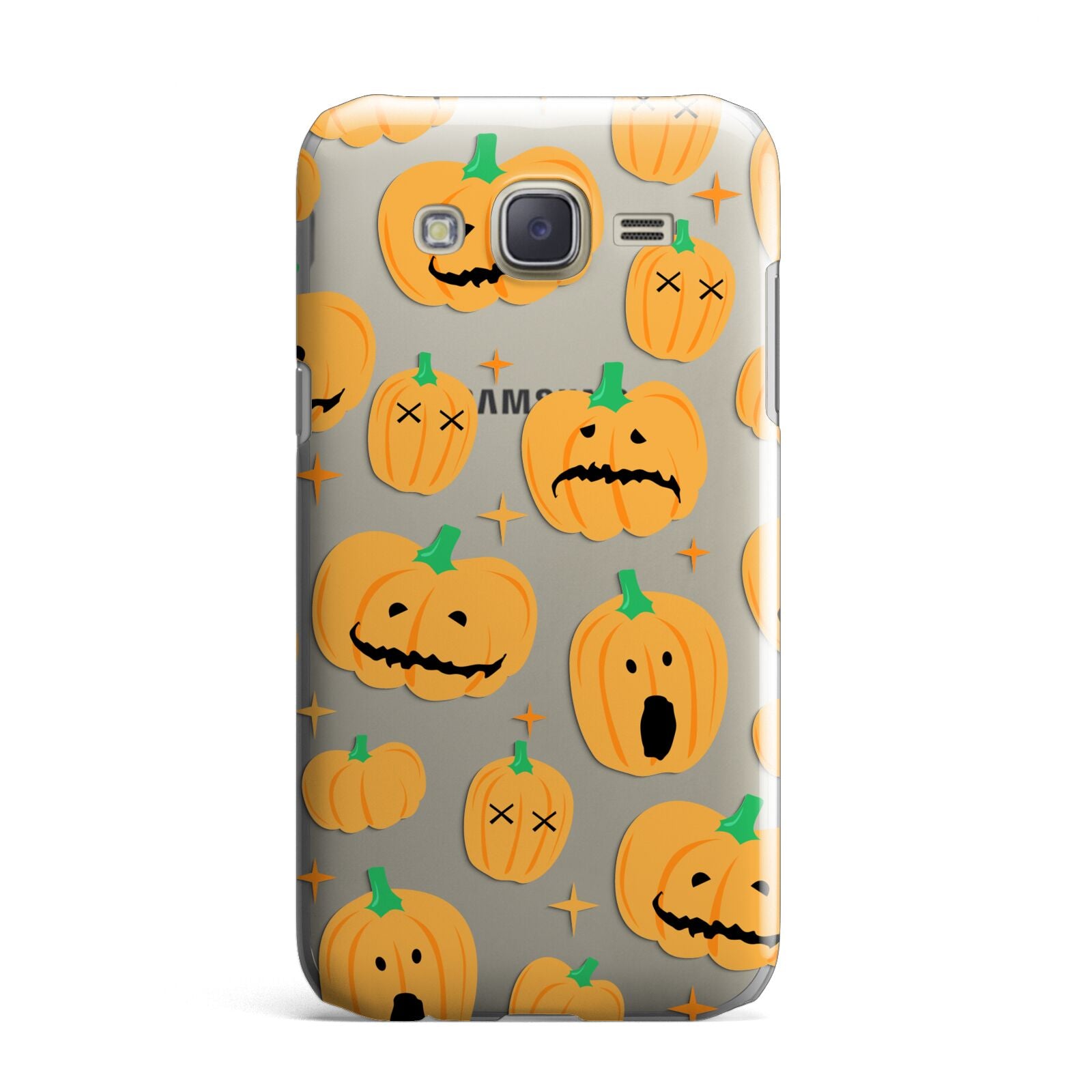 Jack O Lanterns with Transparent Background Samsung Galaxy J7 Case