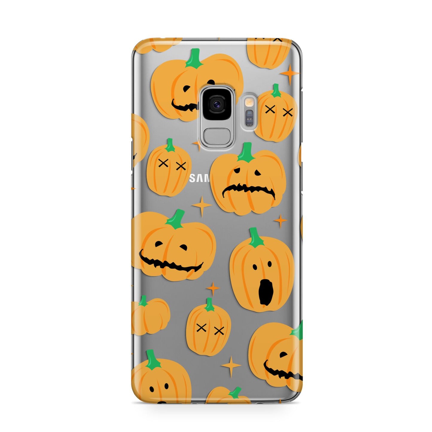 Jack O Lanterns with Transparent Background Samsung Galaxy S9 Case