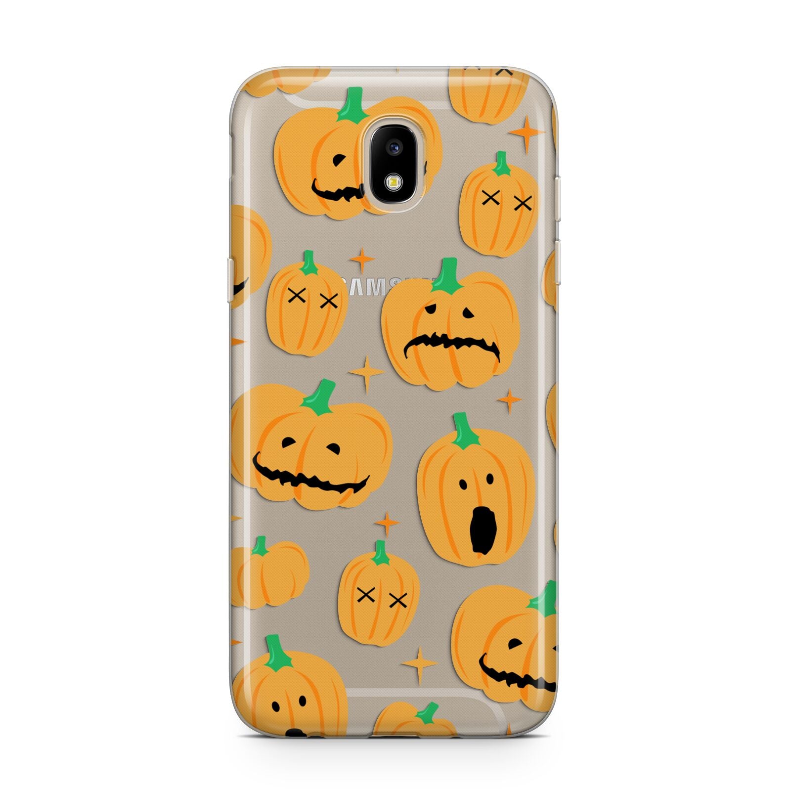 Jack O Lanterns with Transparent Background Samsung J5 2017 Case