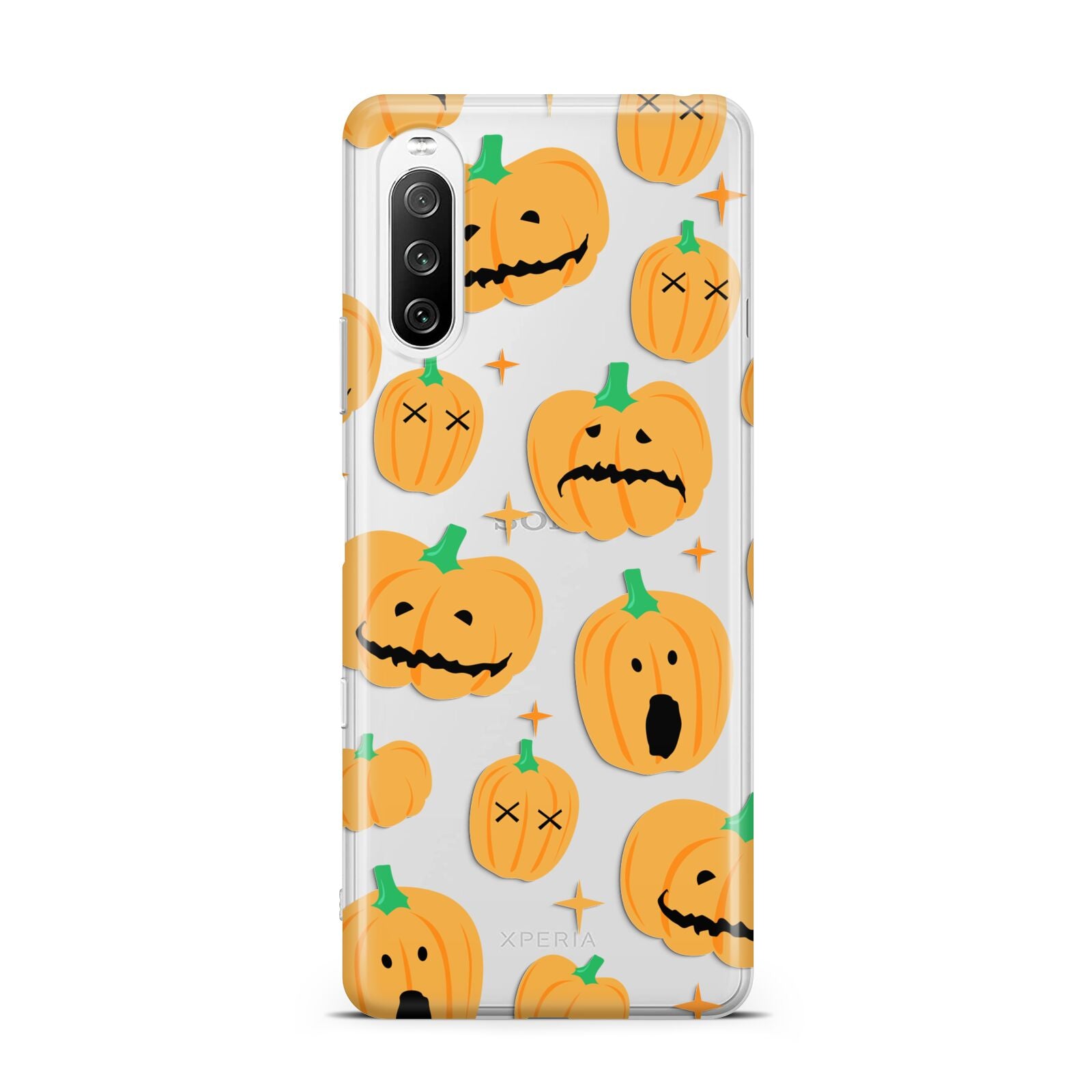 Jack O Lanterns with Transparent Background Sony Xperia 10 III Case