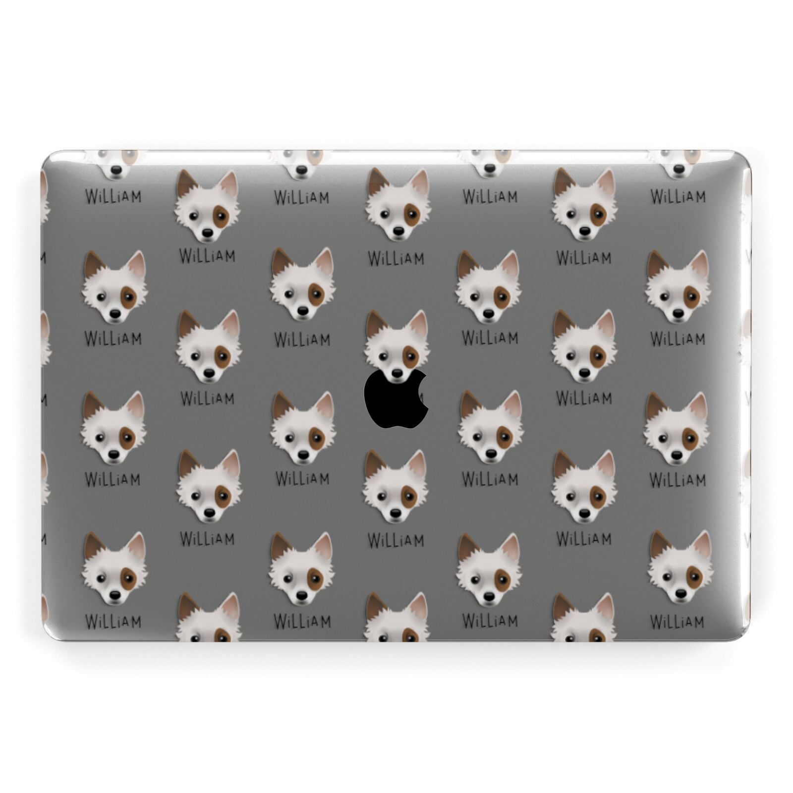 Jackahuahua Icon with Name Apple MacBook Case