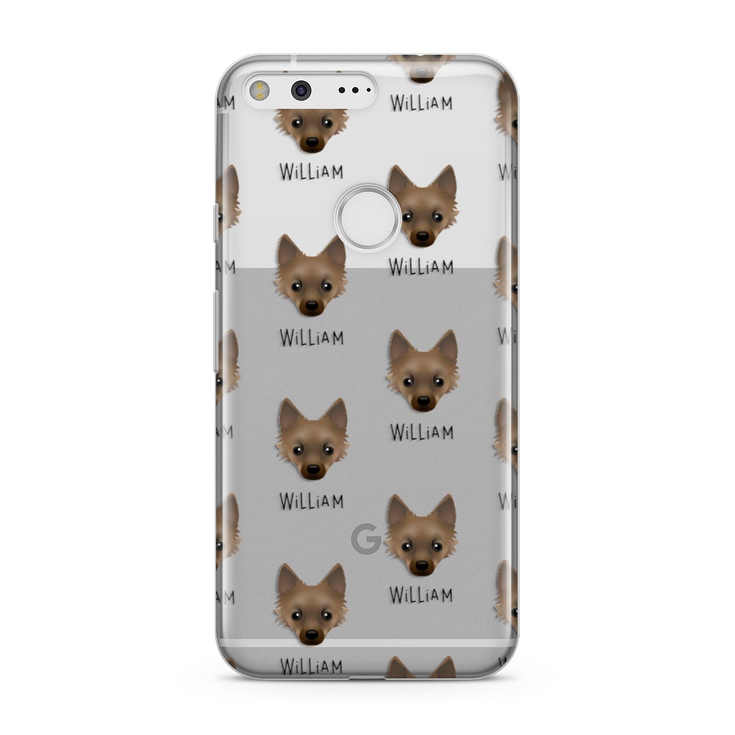 Jackahuahua Icon with Name Google Pixel Case