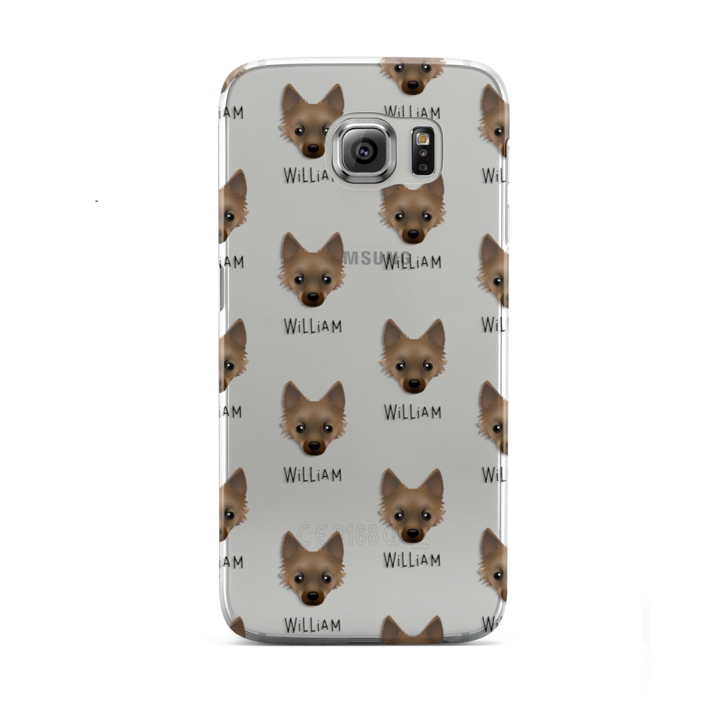 Jackahuahua Icon with Name Samsung Galaxy S6 Case