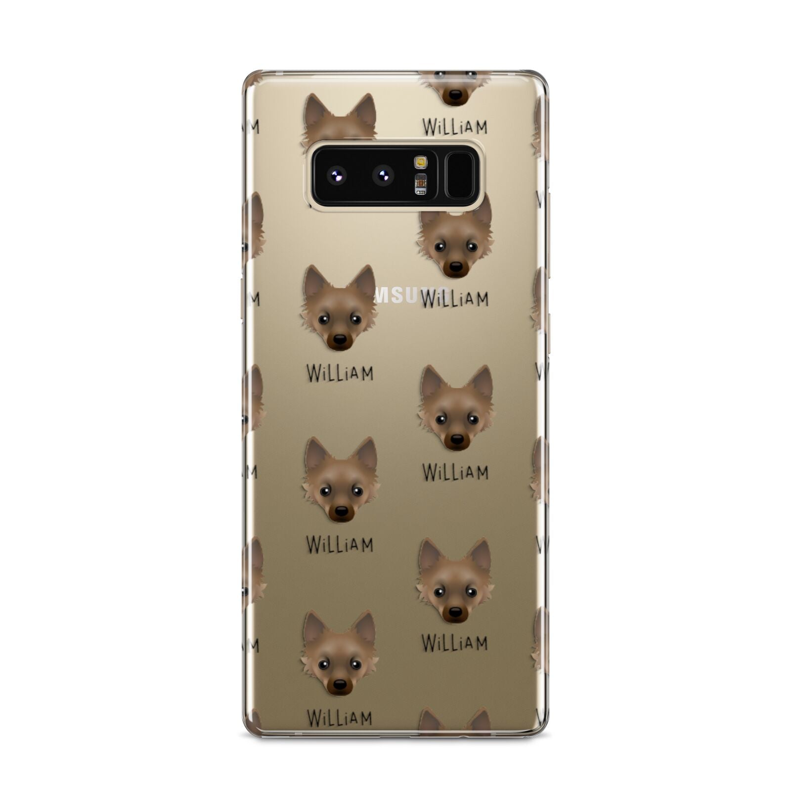 Jackahuahua Icon with Name Samsung Galaxy S8 Case