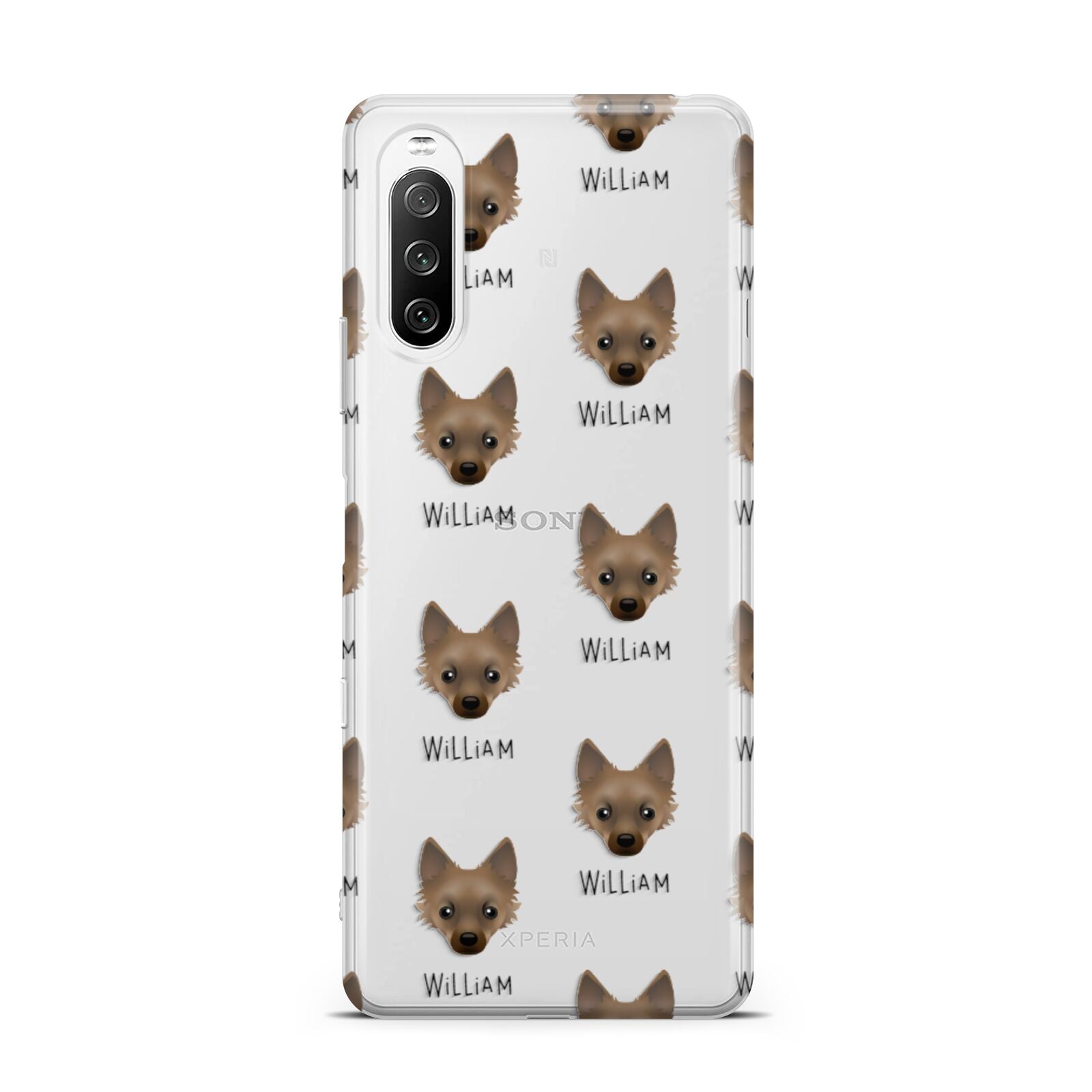 Jackahuahua Icon with Name Sony Xperia 10 III Case