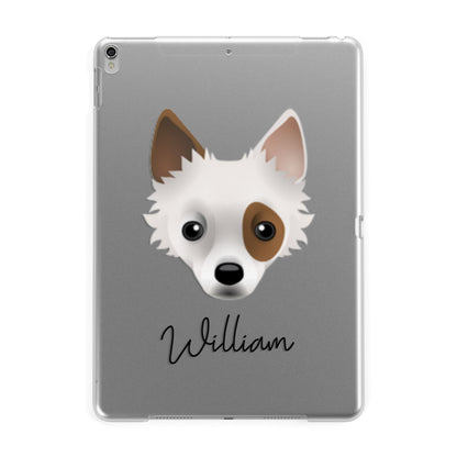 Jackahuahua Personalised Apple iPad Silver Case