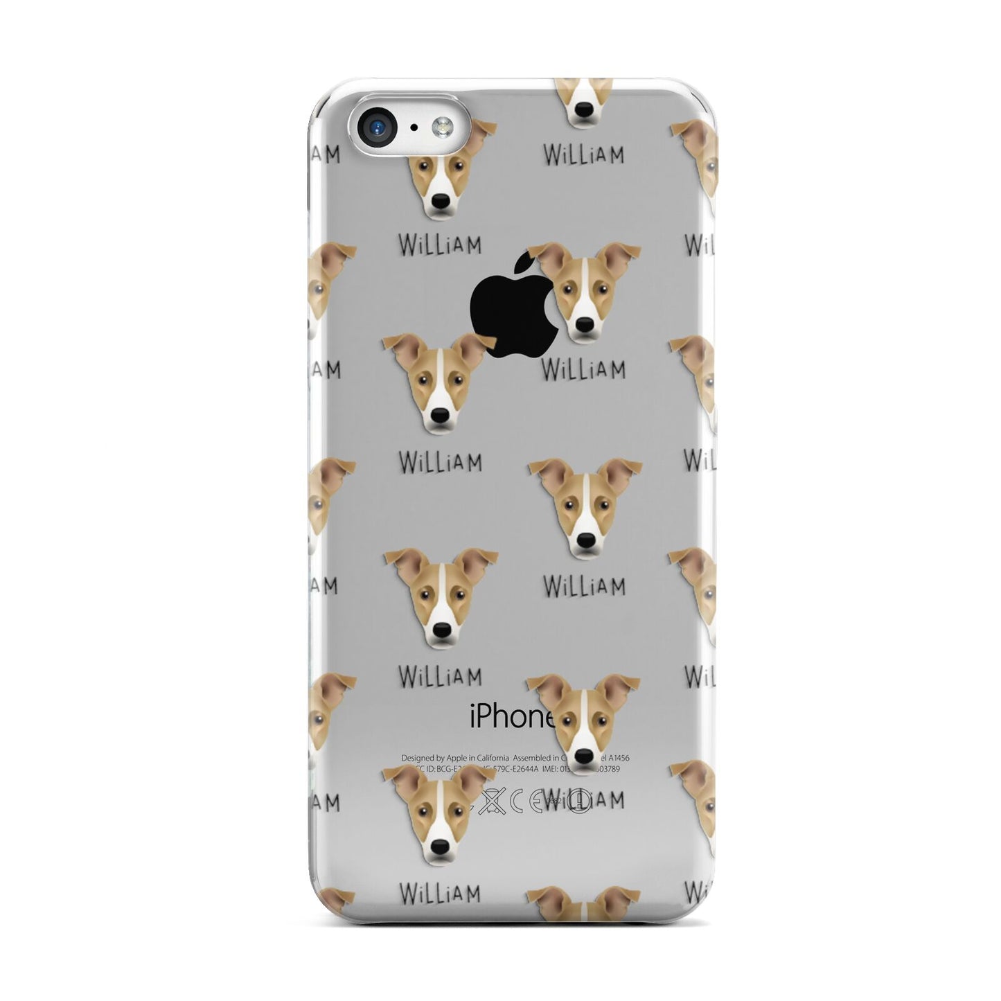 Jackshund Icon with Name Apple iPhone 5c Case