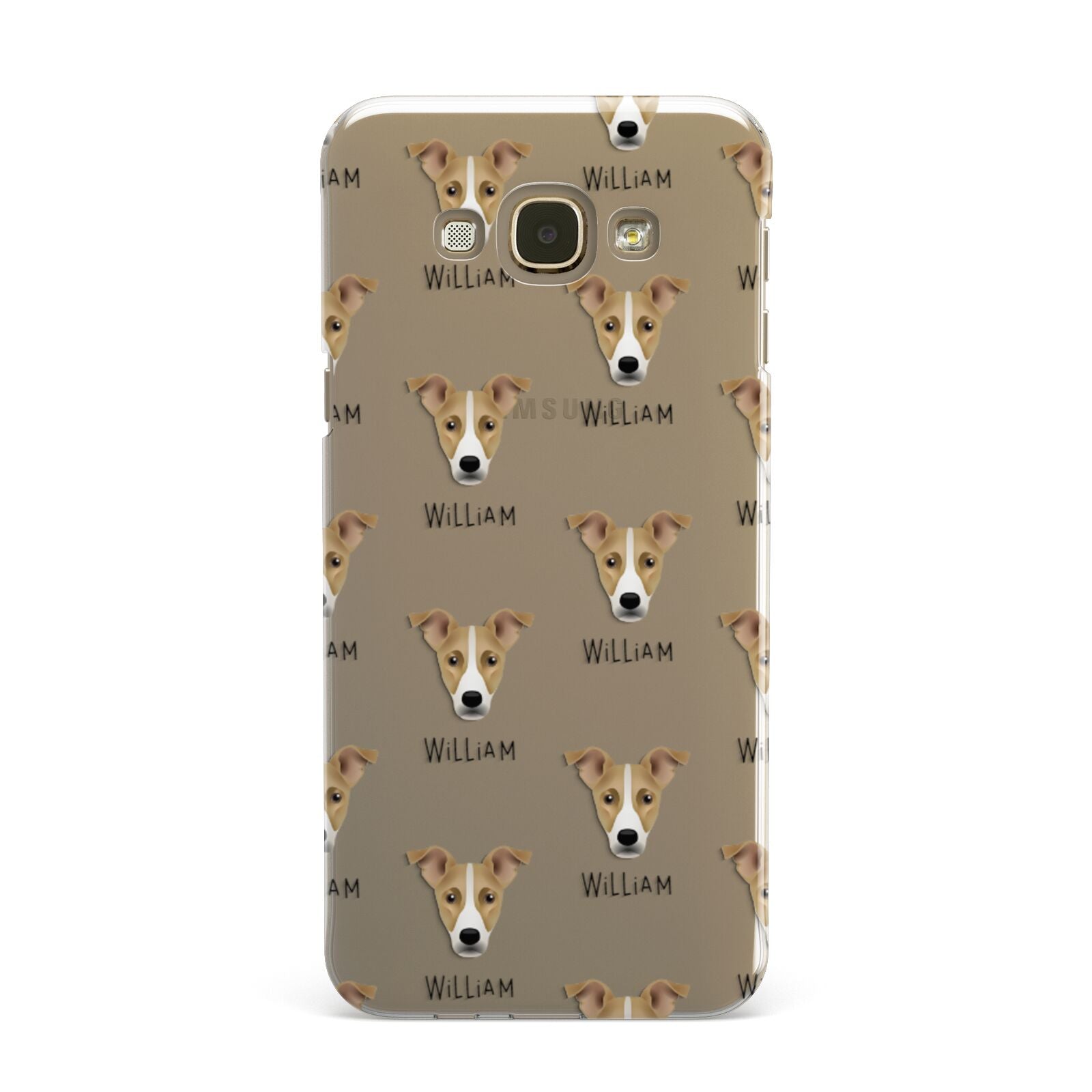 Jackshund Icon with Name Samsung Galaxy A8 Case