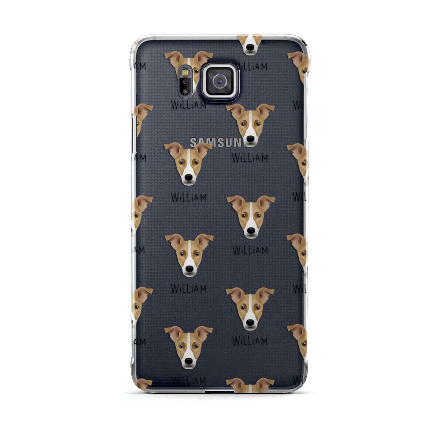 Jackshund Icon with Name Samsung Galaxy Alpha Case