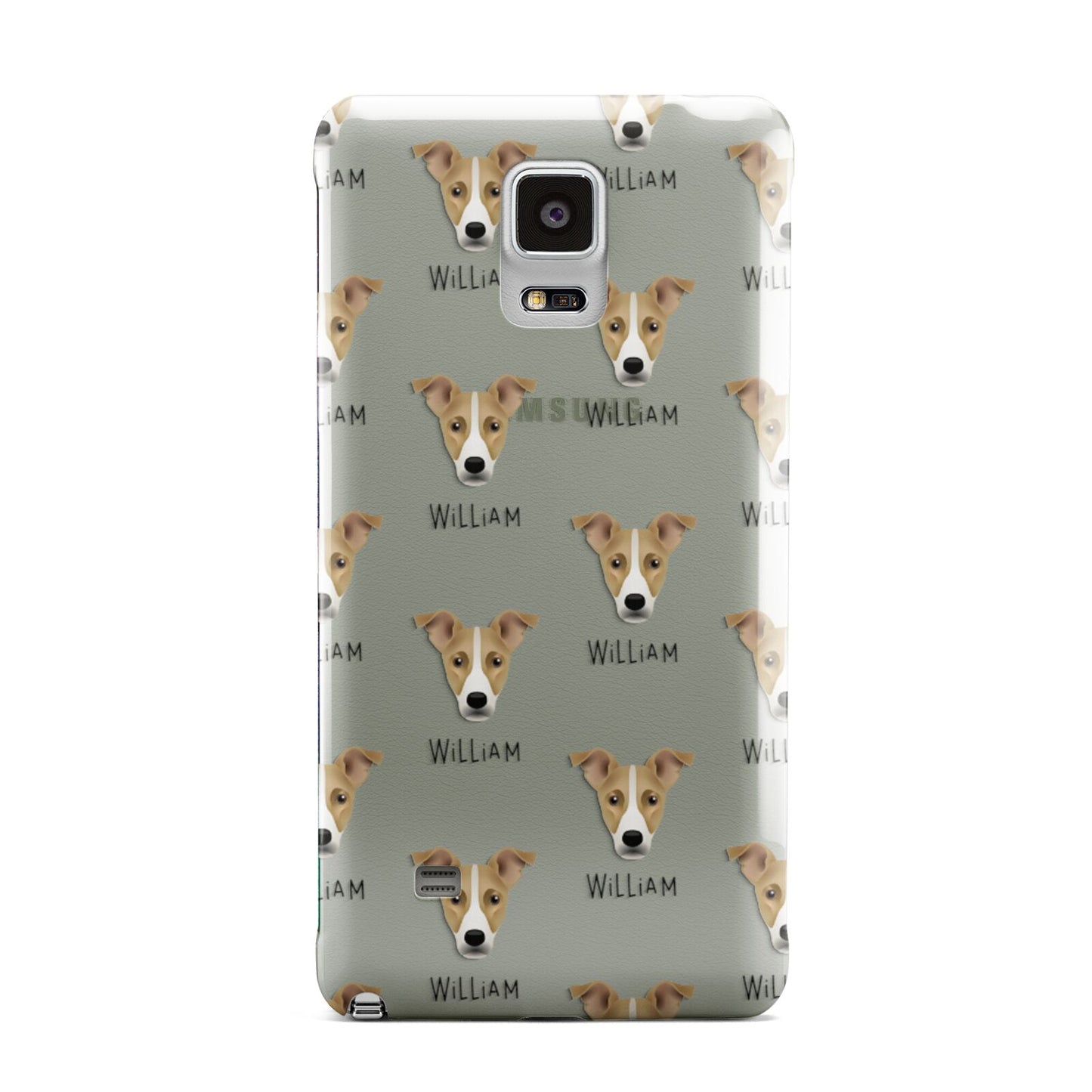 Jackshund Icon with Name Samsung Galaxy Note 4 Case