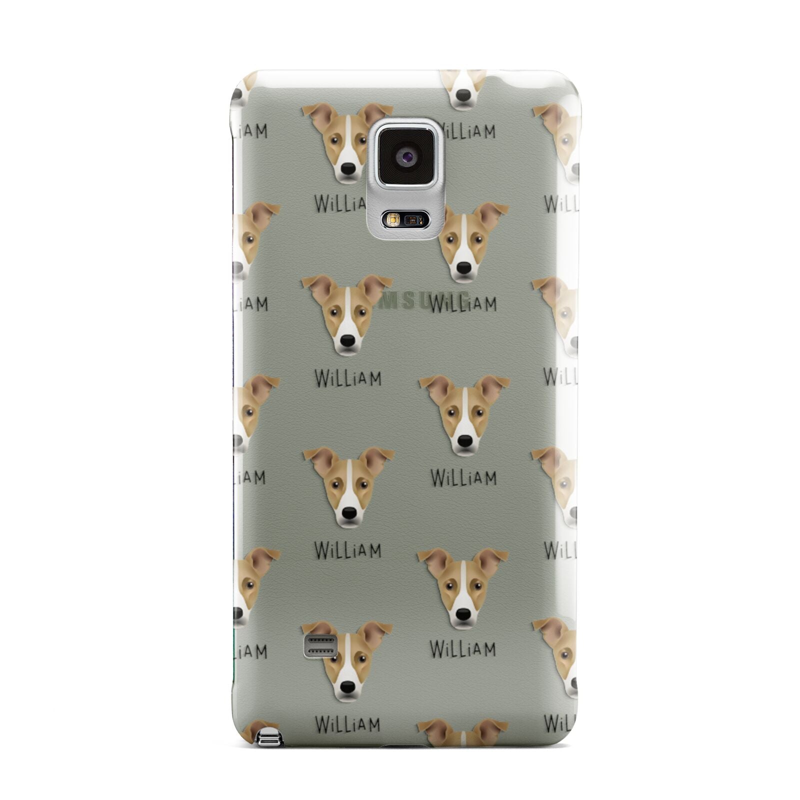 Jackshund Icon with Name Samsung Galaxy Note 4 Case