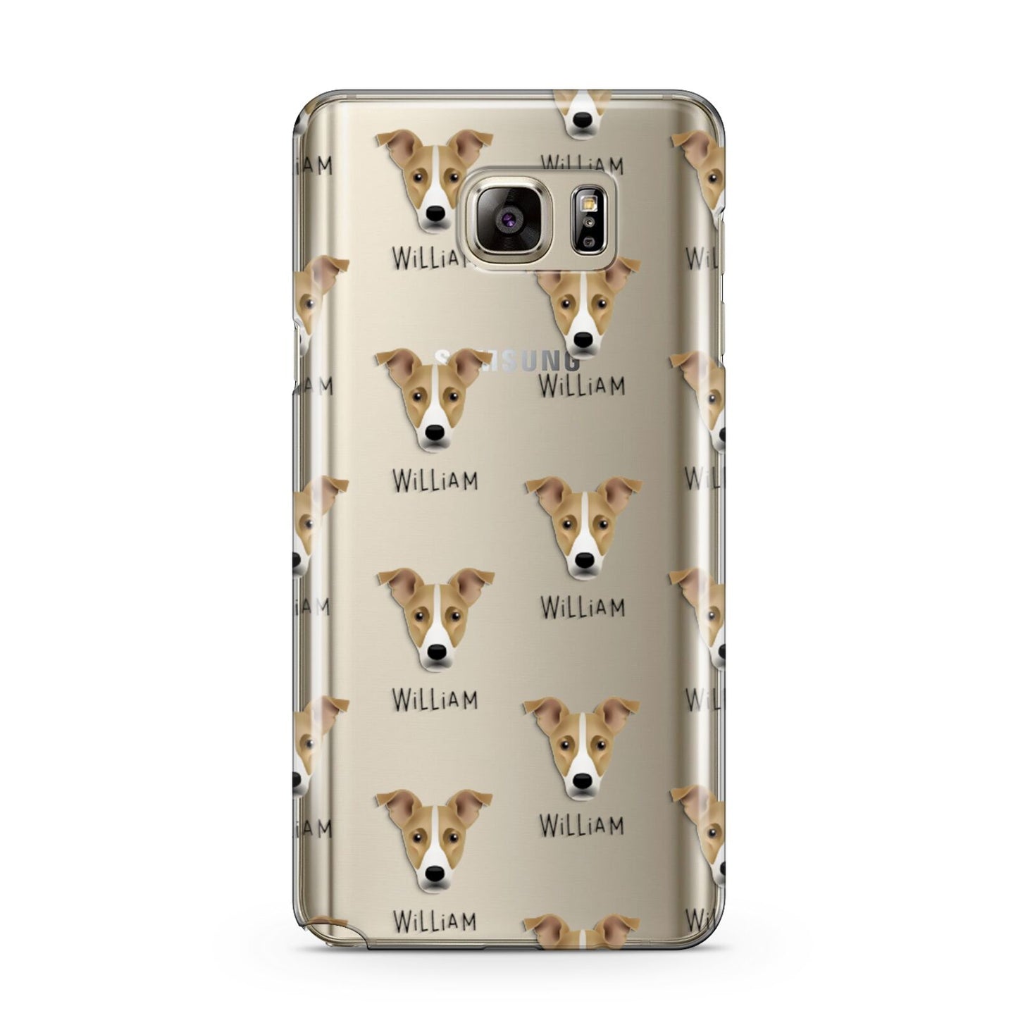 Jackshund Icon with Name Samsung Galaxy Note 5 Case