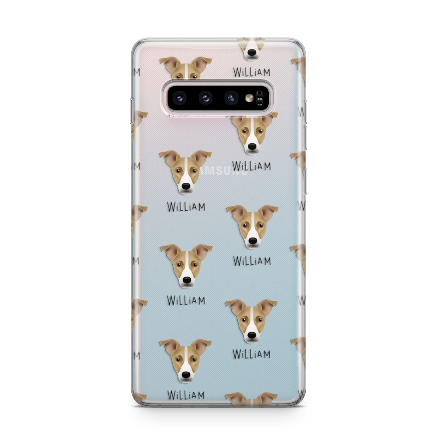 Jackshund Icon with Name Samsung Galaxy S10 Plus Case