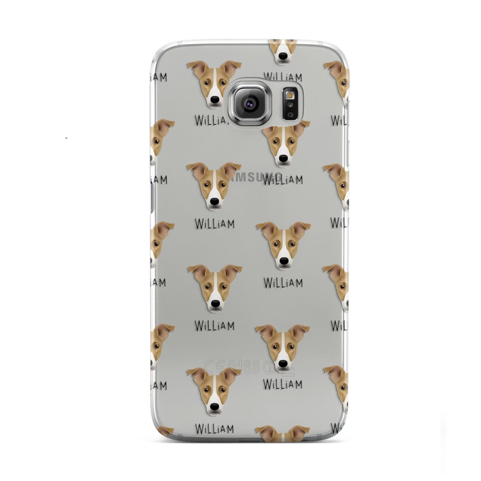 Jackshund Icon with Name Samsung Galaxy S6 Case