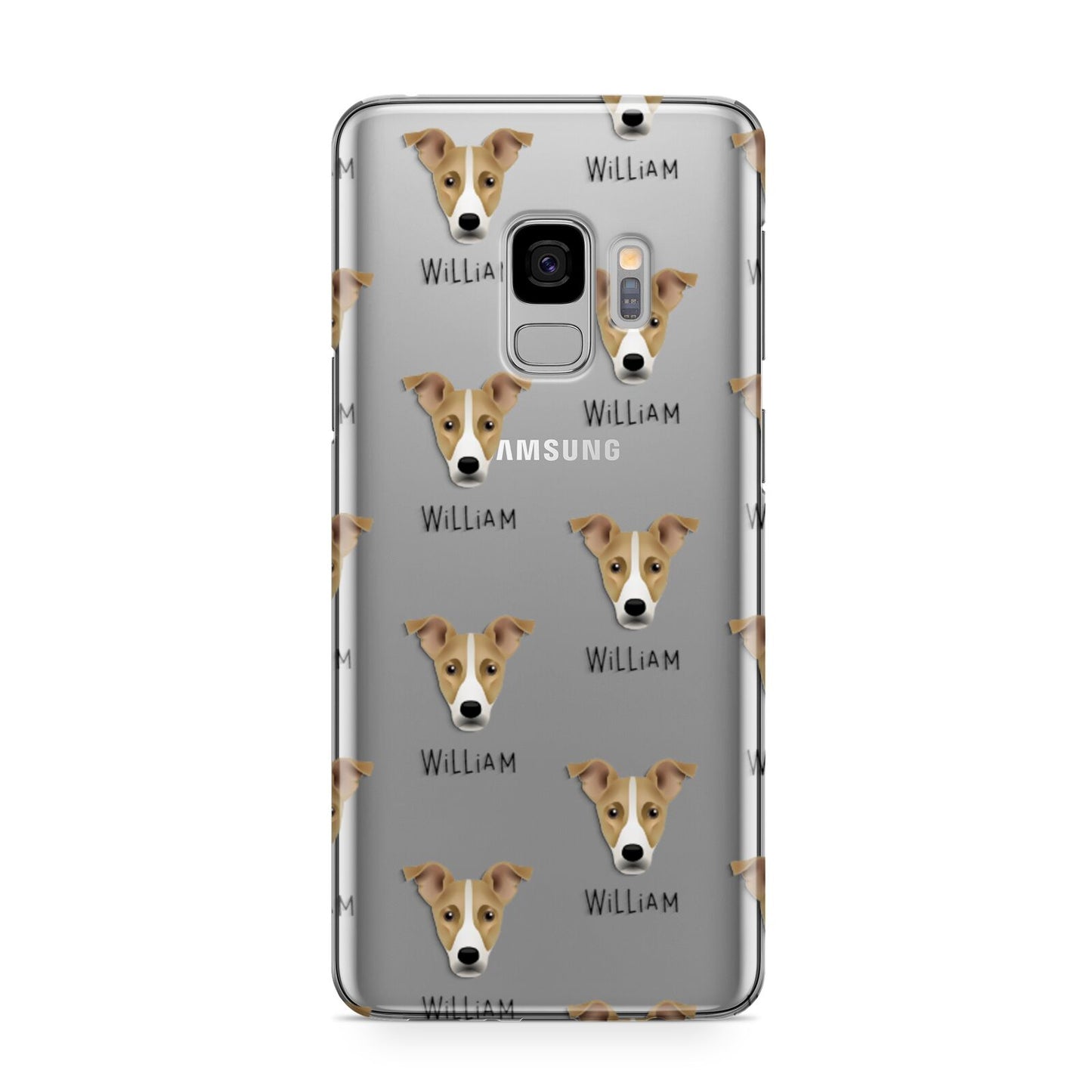 Jackshund Icon with Name Samsung Galaxy S9 Case