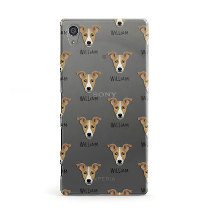 Jackshund Icon with Name Sony Xperia Case