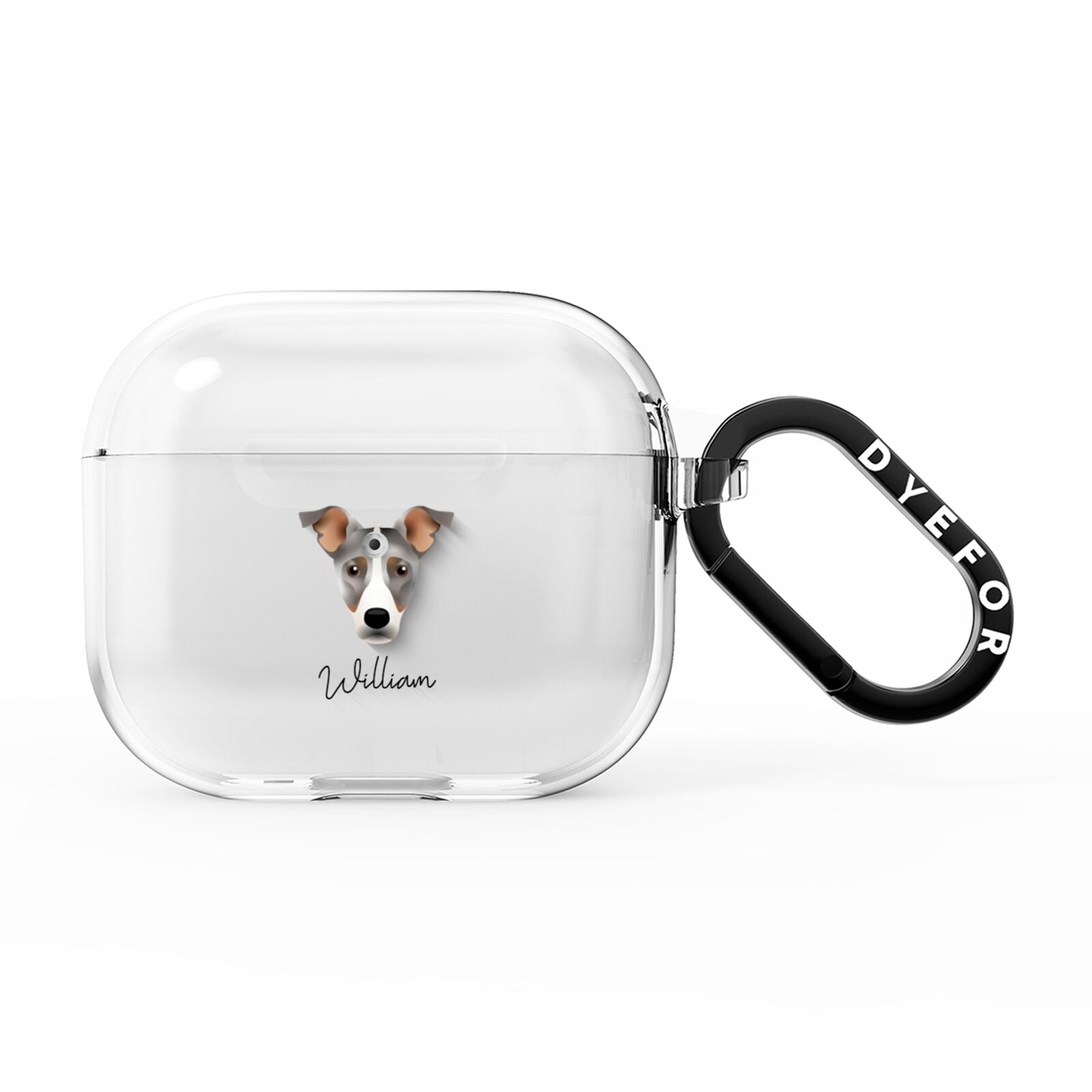 Jackshund Personalised AirPods Clear Case 3rd Gen