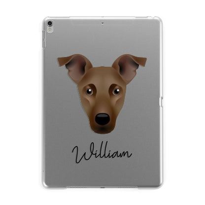 Jackshund Personalised Apple iPad Silver Case