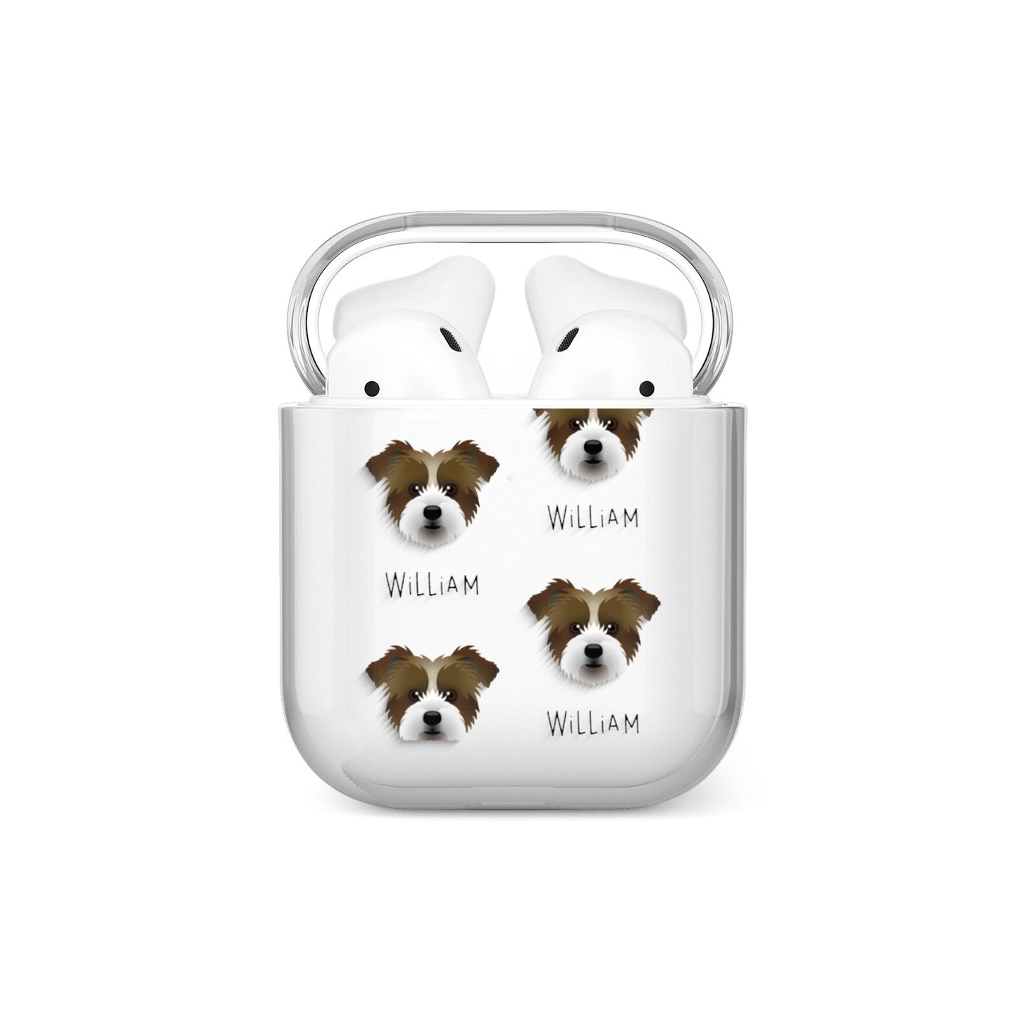 Jacktzu Icon with Name AirPods Case