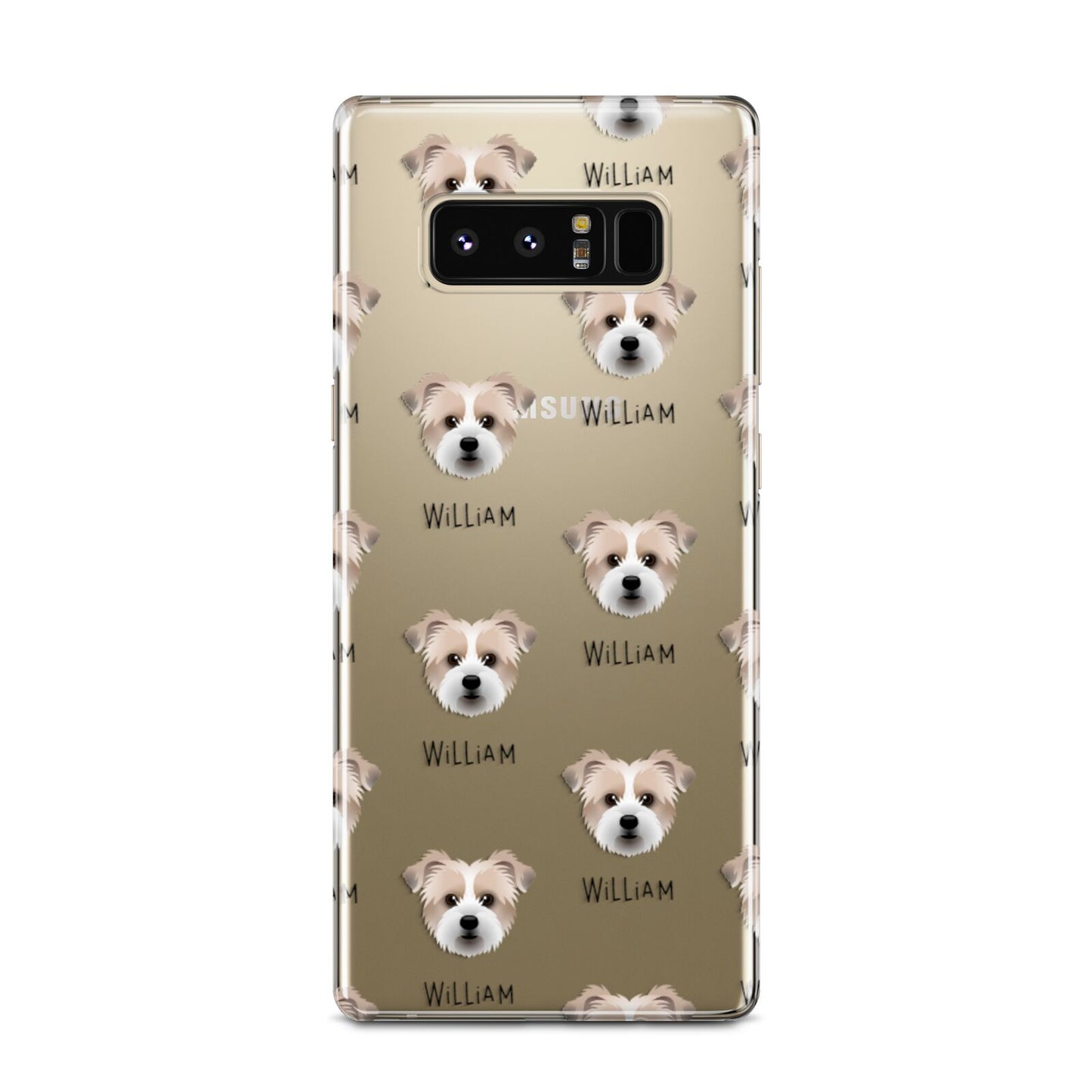 Jacktzu Icon with Name Samsung Galaxy Note 8 Case