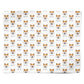 Japanese Akita Icon with Name Personalised Wrapping Paper Alternative