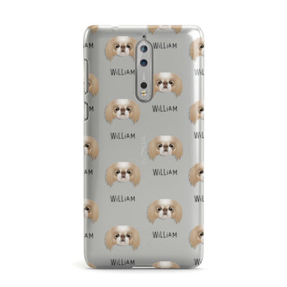 Japanese Chin Icon with Name Nokia Case