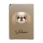 Japanese Chin Personalised Apple iPad Gold Case