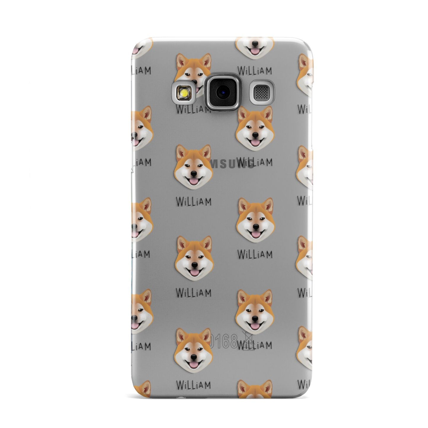 Japanese Shiba Icon with Name Samsung Galaxy A3 Case