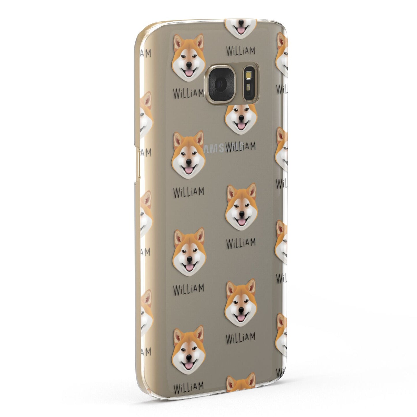Japanese Shiba Icon with Name Samsung Galaxy Case Fourty Five Degrees