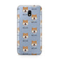 Japanese Shiba Icon with Name Samsung Galaxy J3 2017 Case