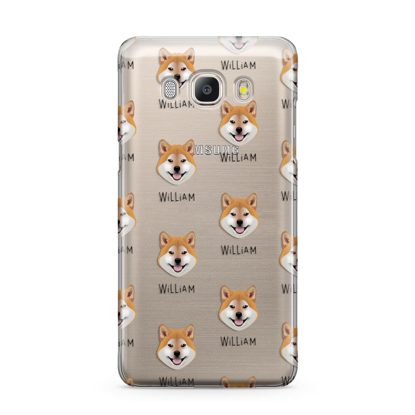 Japanese Shiba Icon with Name Samsung Galaxy J5 2016 Case