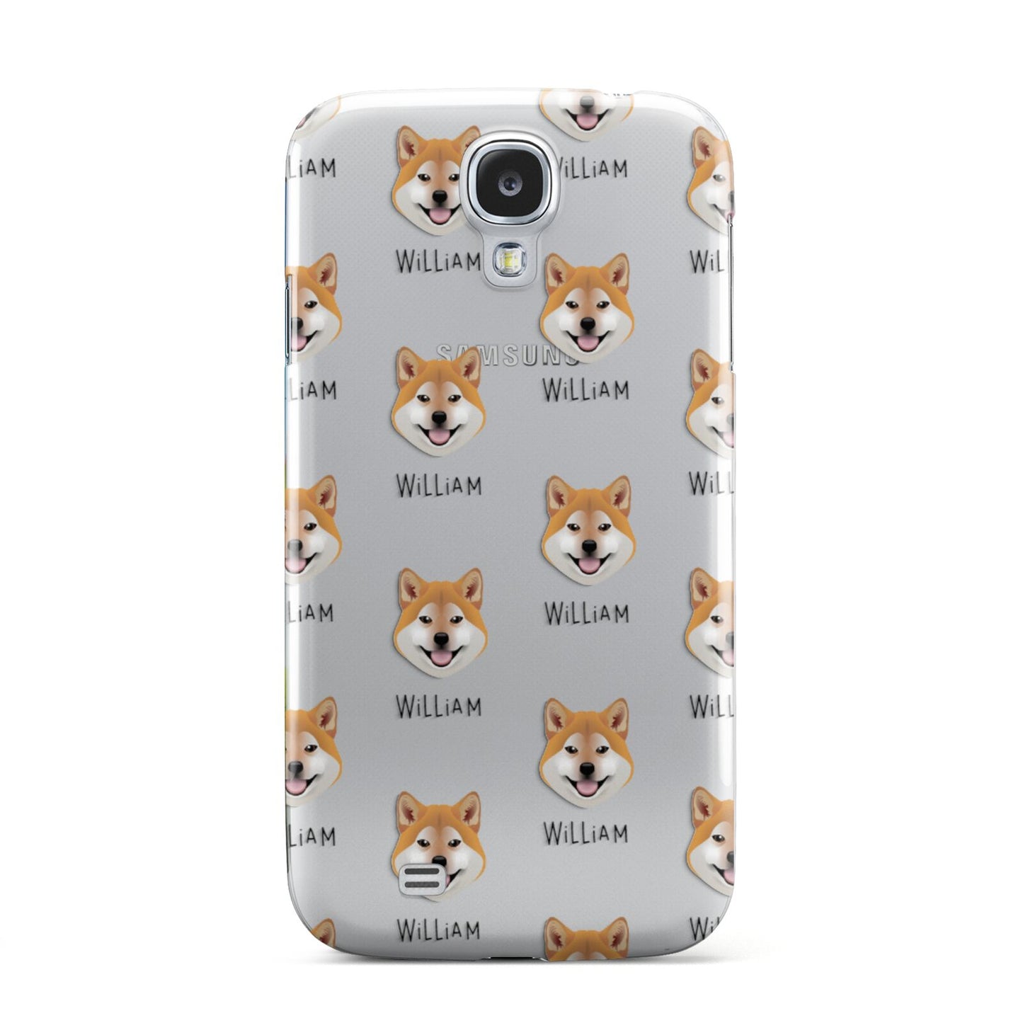 Japanese Shiba Icon with Name Samsung Galaxy S4 Case