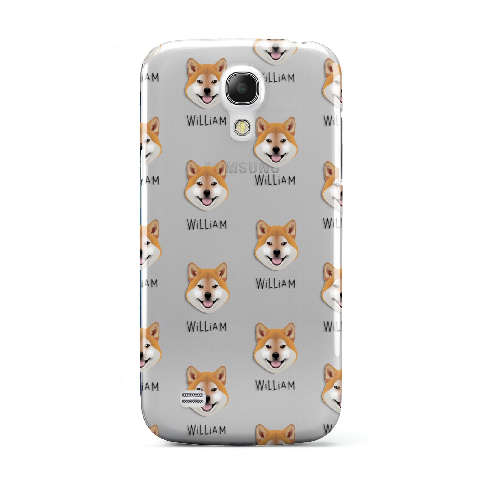 Japanese Shiba Icon with Name Samsung Galaxy S4 Mini Case