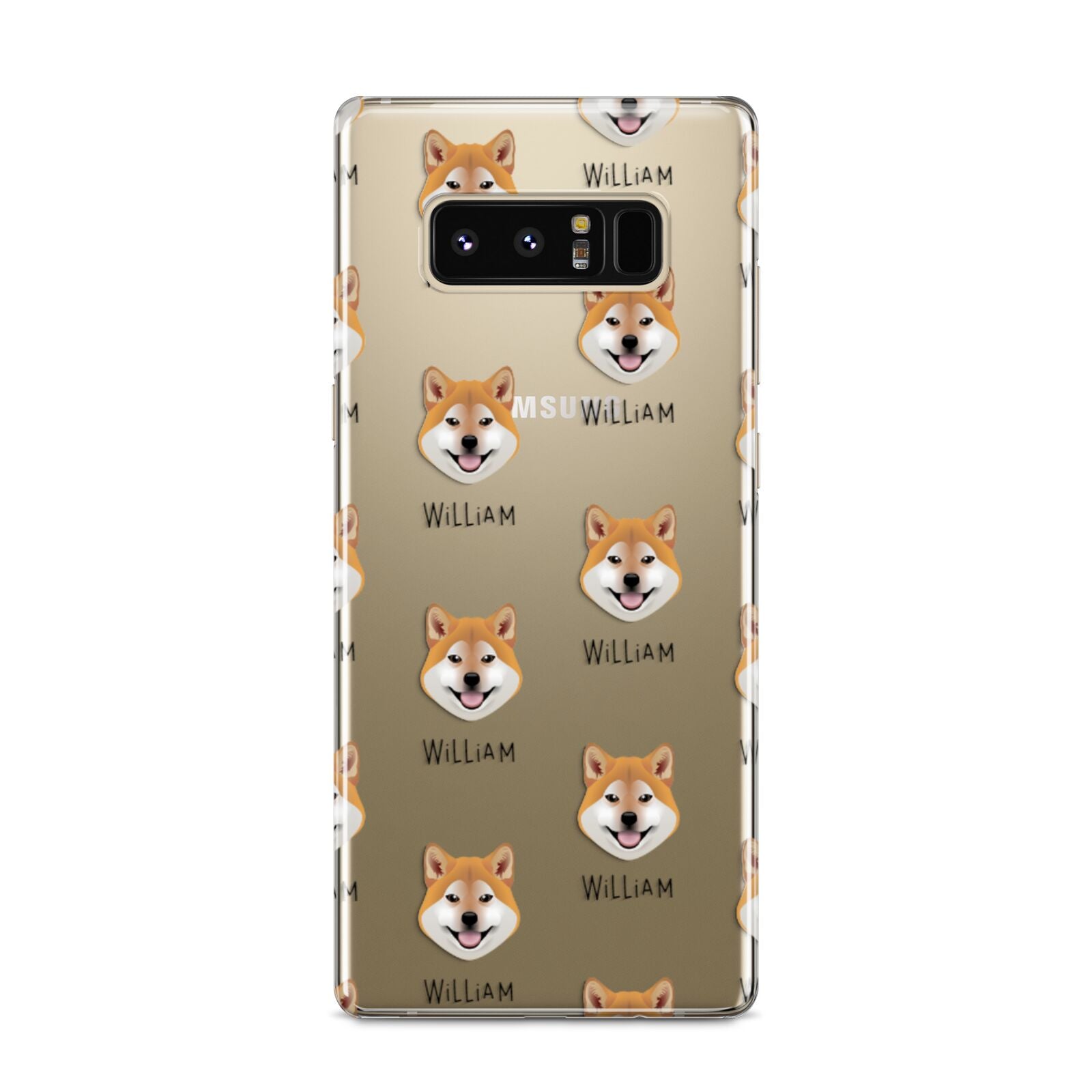 Japanese Shiba Icon with Name Samsung Galaxy S8 Case