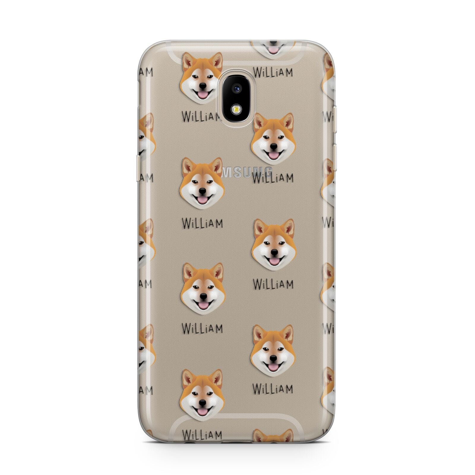 Japanese Shiba Icon with Name Samsung J5 2017 Case